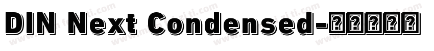 DIN Next Condensed字体转换